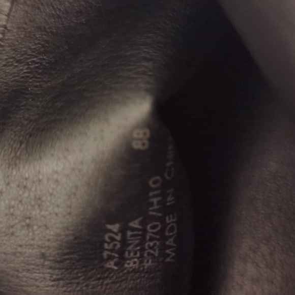 Coach Benita Tall Riding Boots Black Size 8 width M - Picture 5 of 5